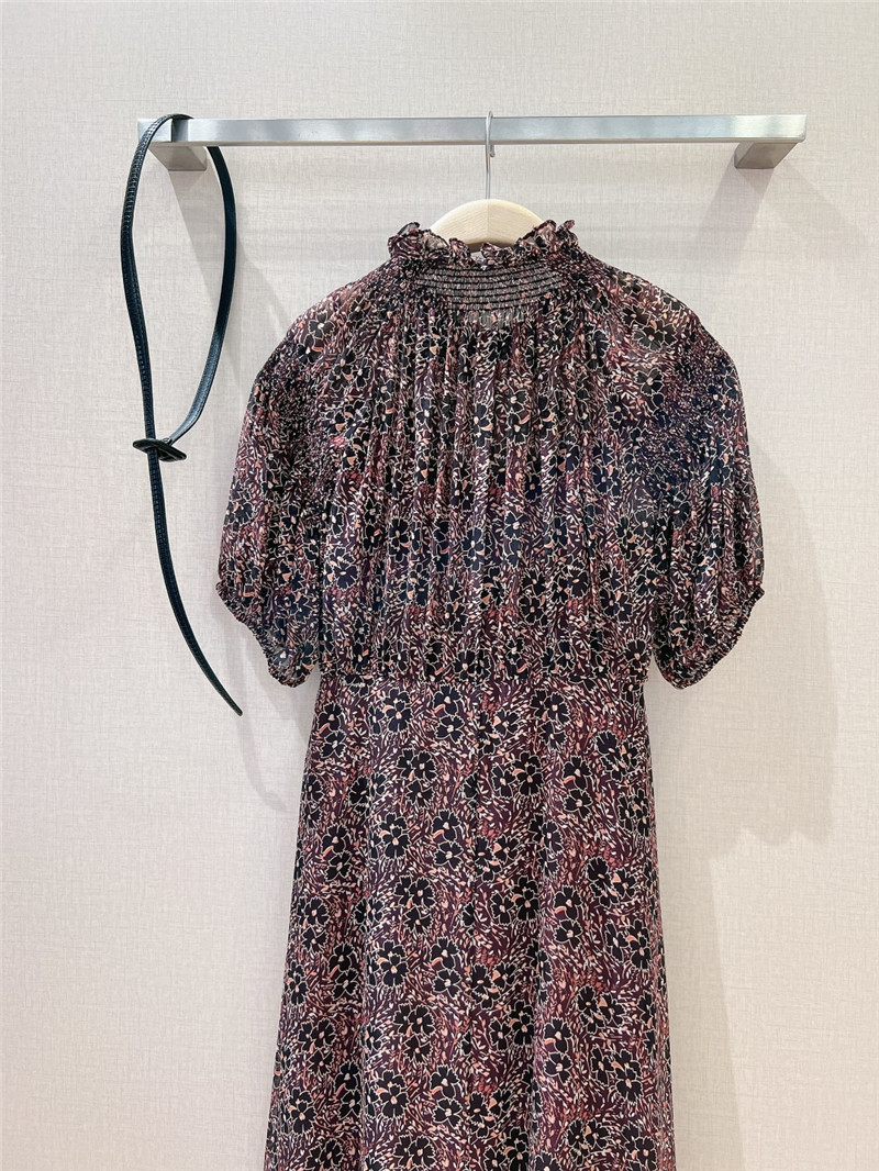 D10r patchwork ruffle collar dress replica d&g clothing