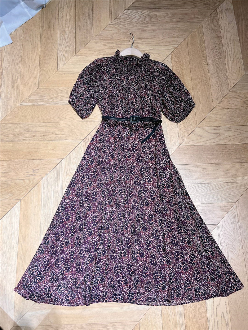 D10r patchwork ruffle collar dress replica d&g clothing