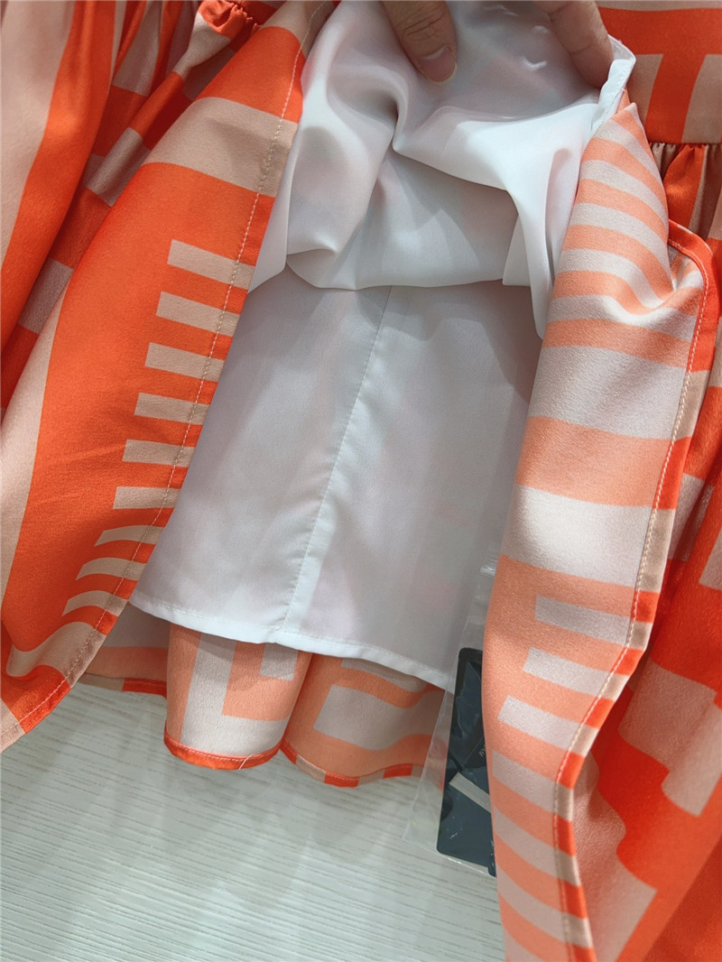 F**di summer print series dress replica d&g clothing
