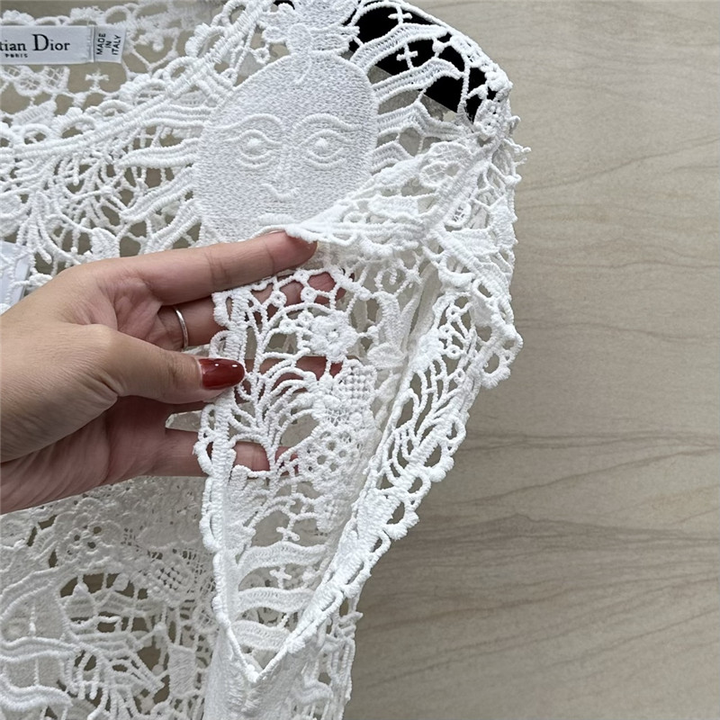 D10r crochet knitted vest top replica designer clothes
