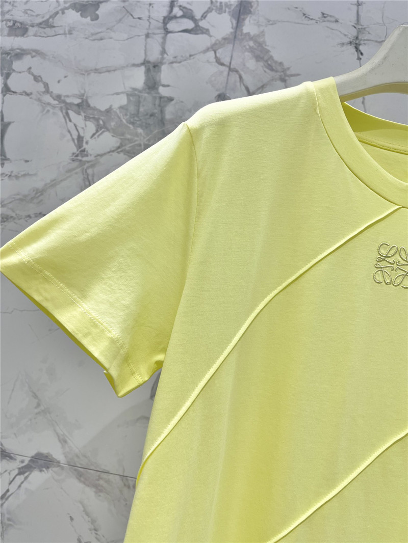 L0ew* new tencel round neck short sleeve replica designer clothes