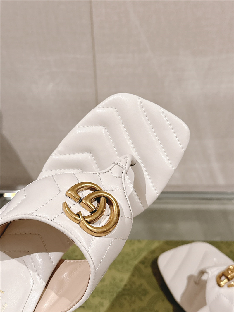 Gvc*1 gg 55mm matelassé mules