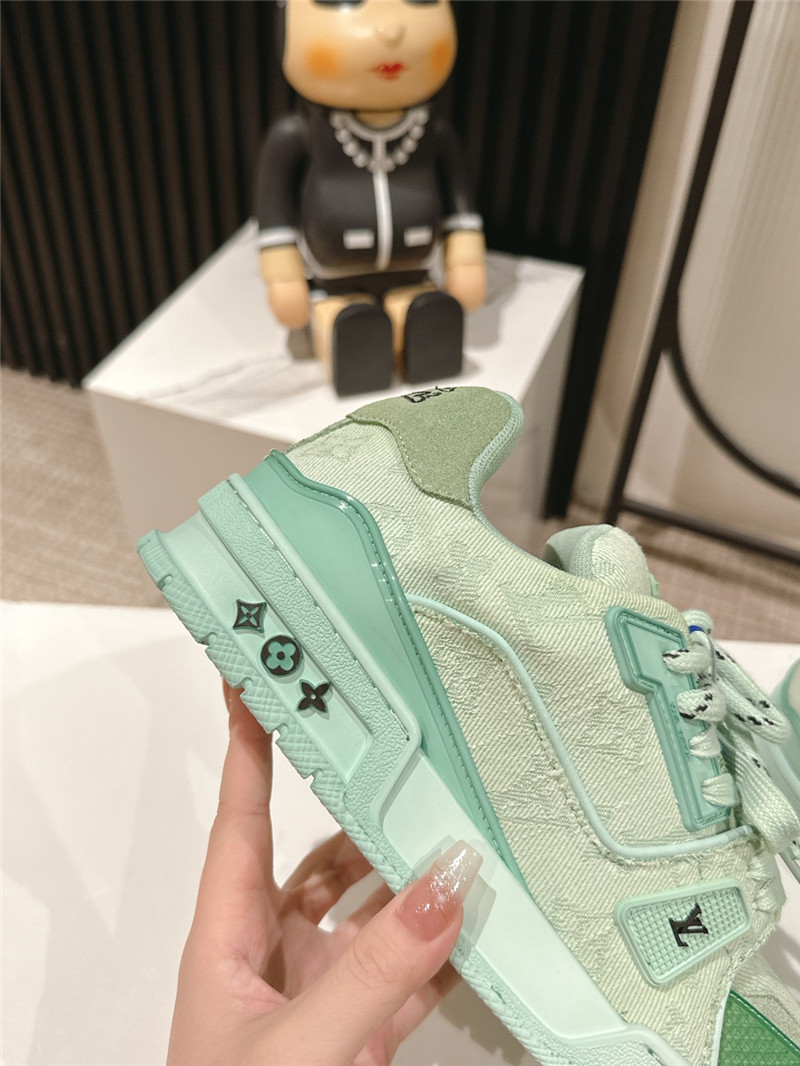l0vis Vvtt0n lv trainer sneakers green for women
