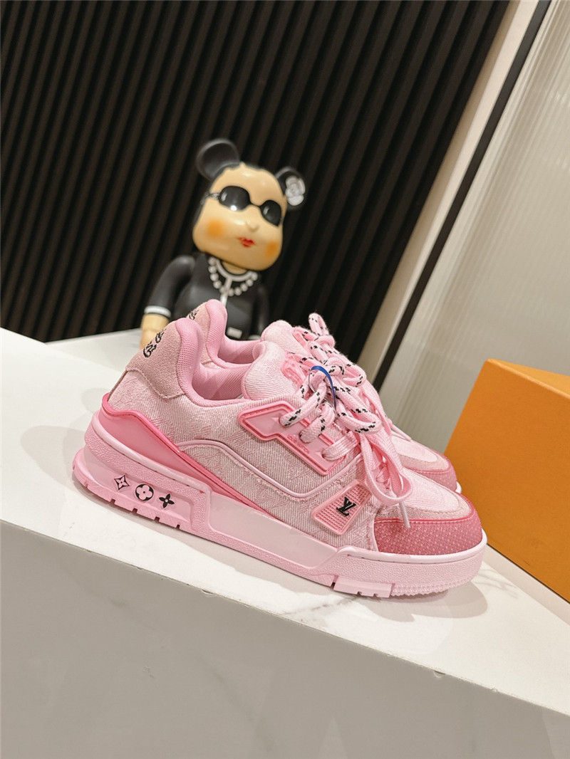 l0vis Vvtt0n lv trainer sneakers pink for women
