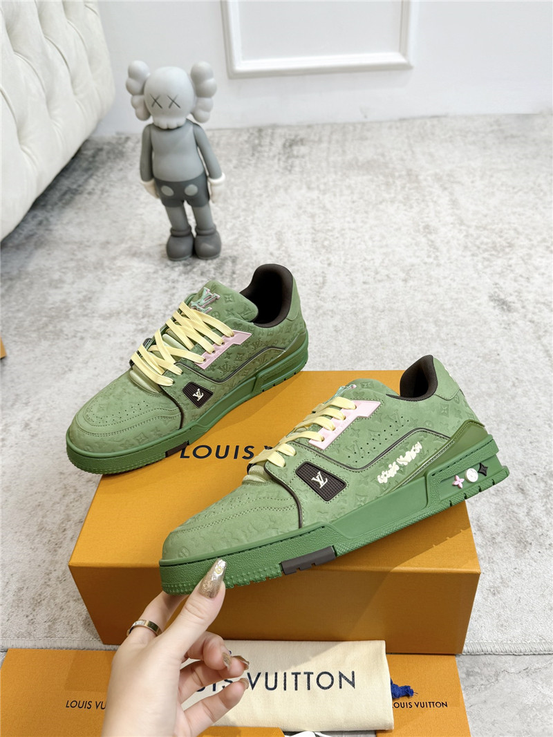 l0vis Vvtt0n green and brown sneakers for women