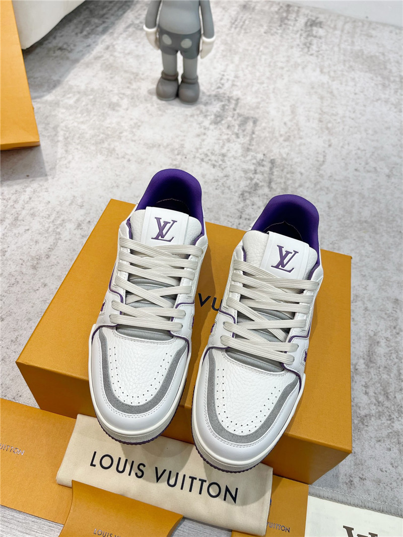 l0vis Vvtt0n white & purple sneakers for women