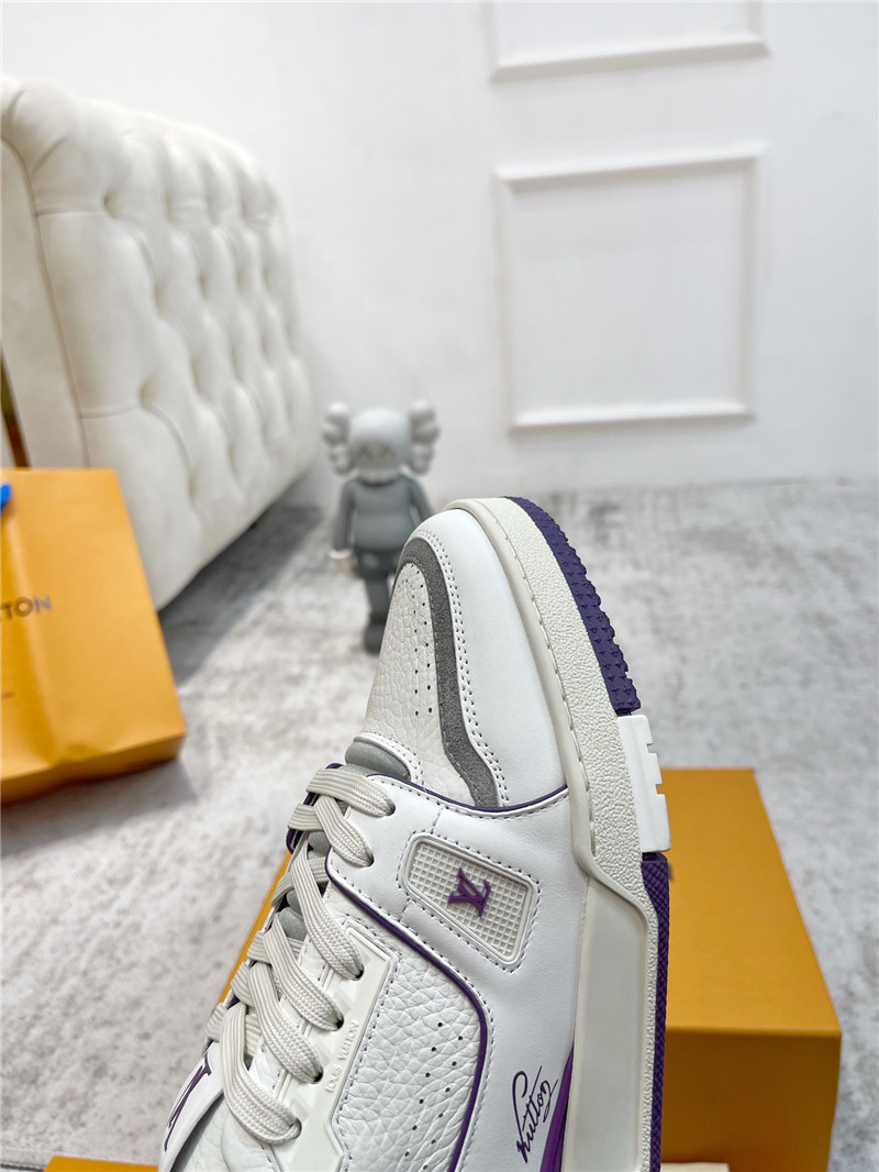 l0vis Vvtt0n white & purple sneakers for women