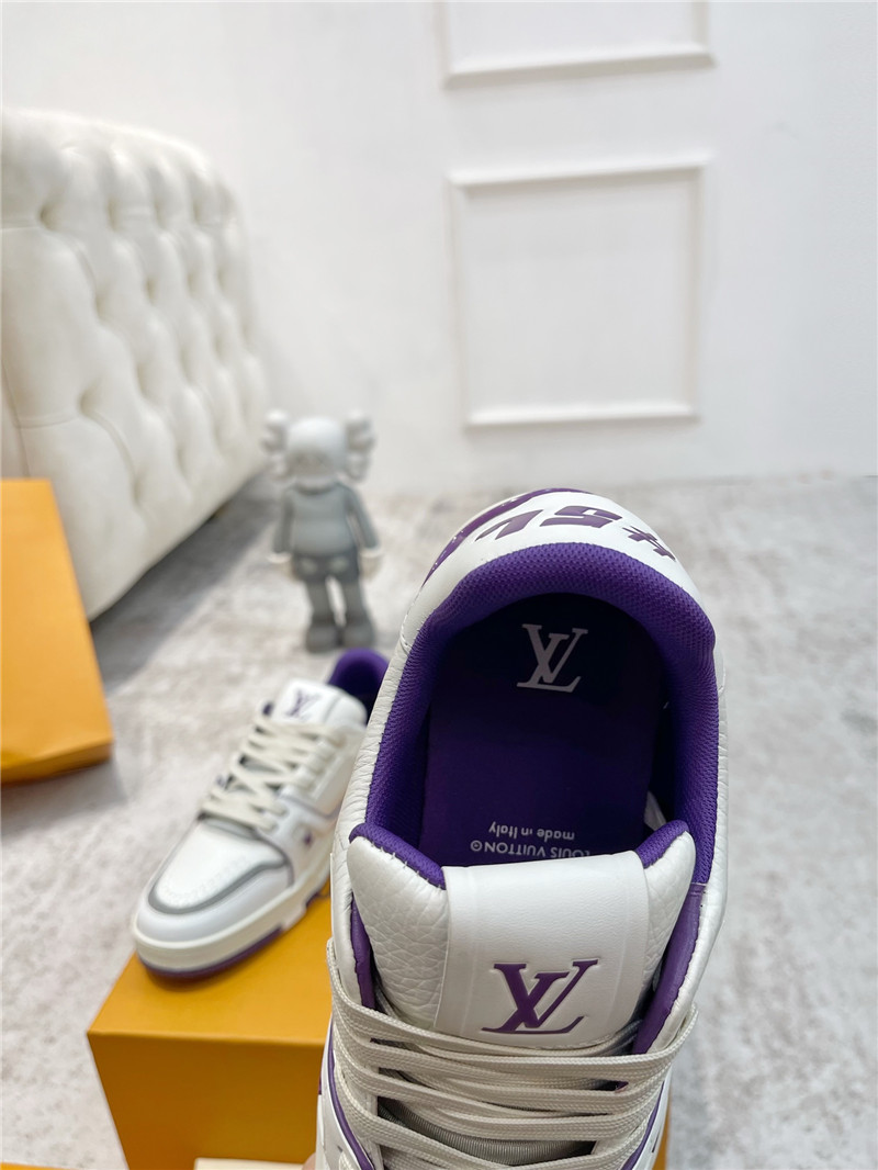 l0vis Vvtt0n white & purple sneakers for women