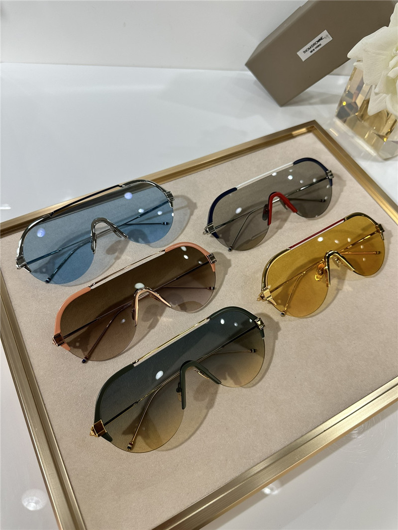 THOM BROWNE two-tone frame sunglasses