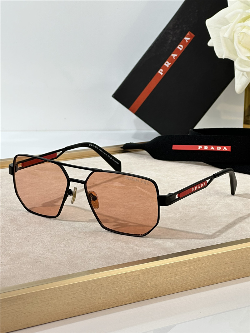 Pra*a classic red silicone logo series sunglasses