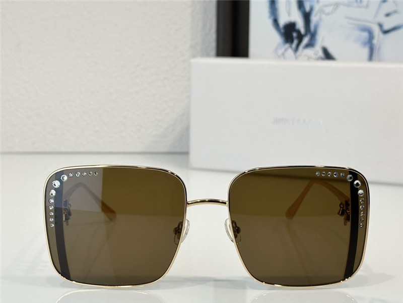 j1m*y ch00 square D1am0nd pendant sunglasses