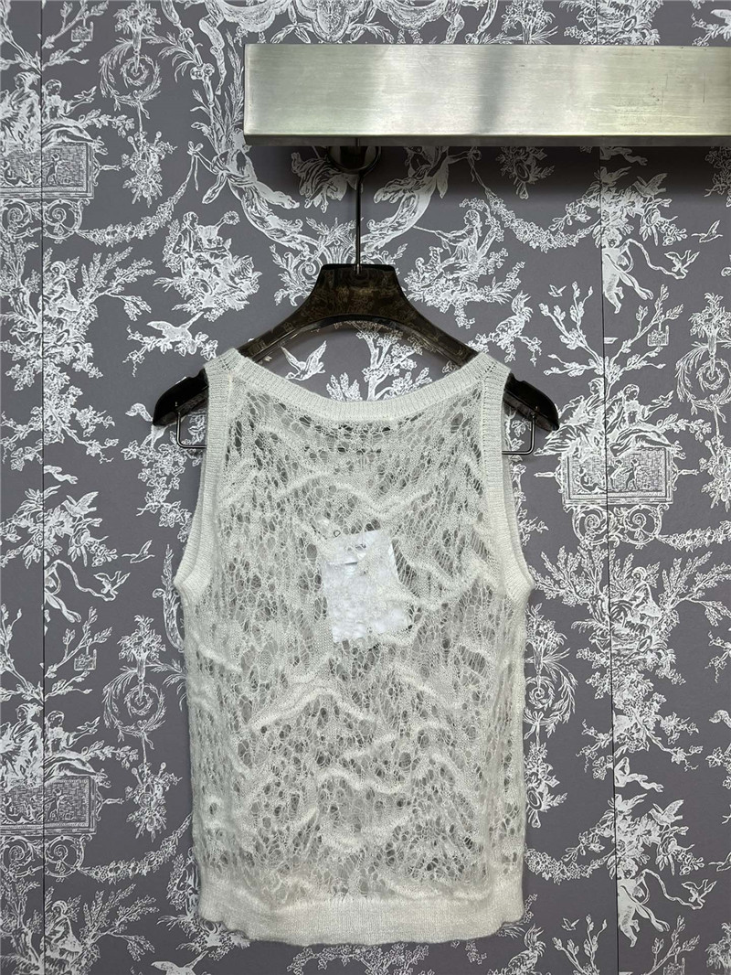 D10r lace crochet vest replica d&g clothing