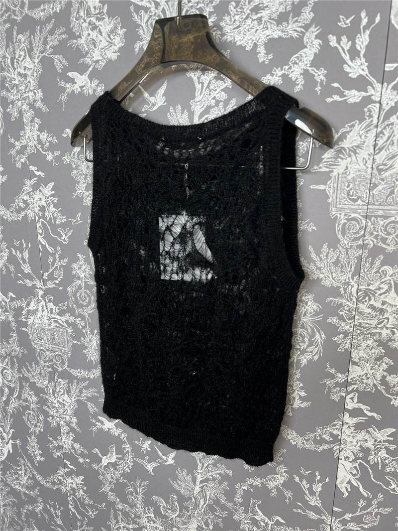 D10r lace crochet vest replica d&g clothing