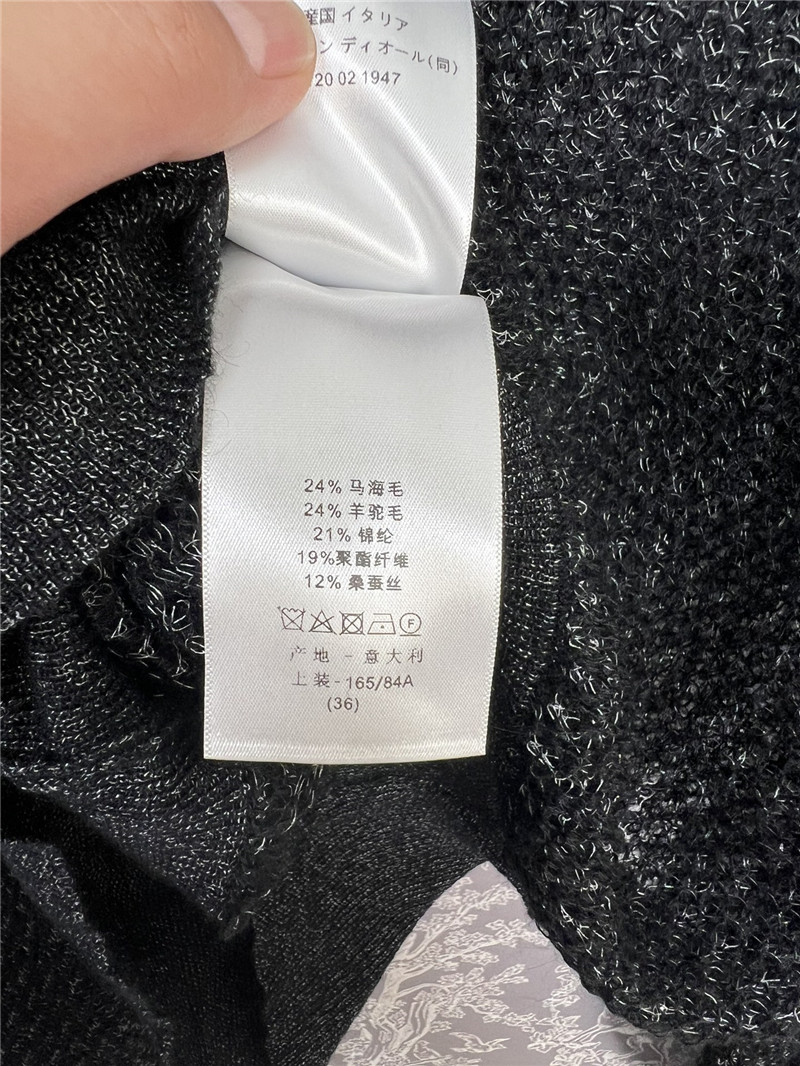 D10r knitted ribbon top replicas clothes