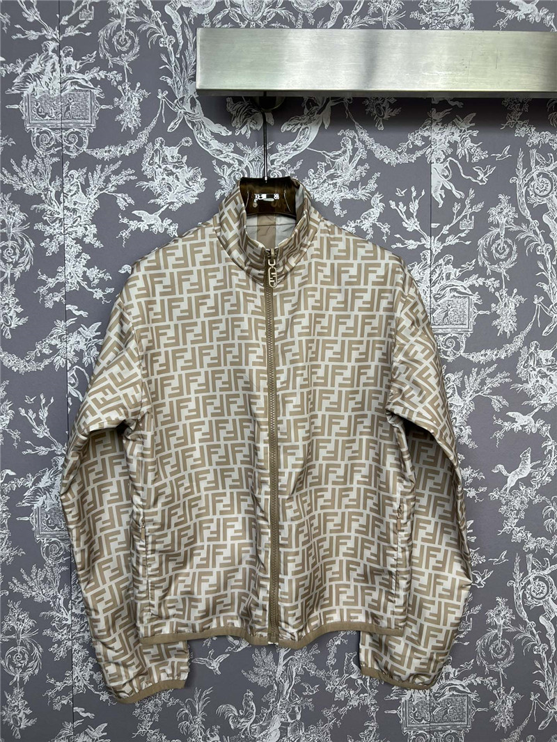 F**di new zipper windbreaker replica clothes