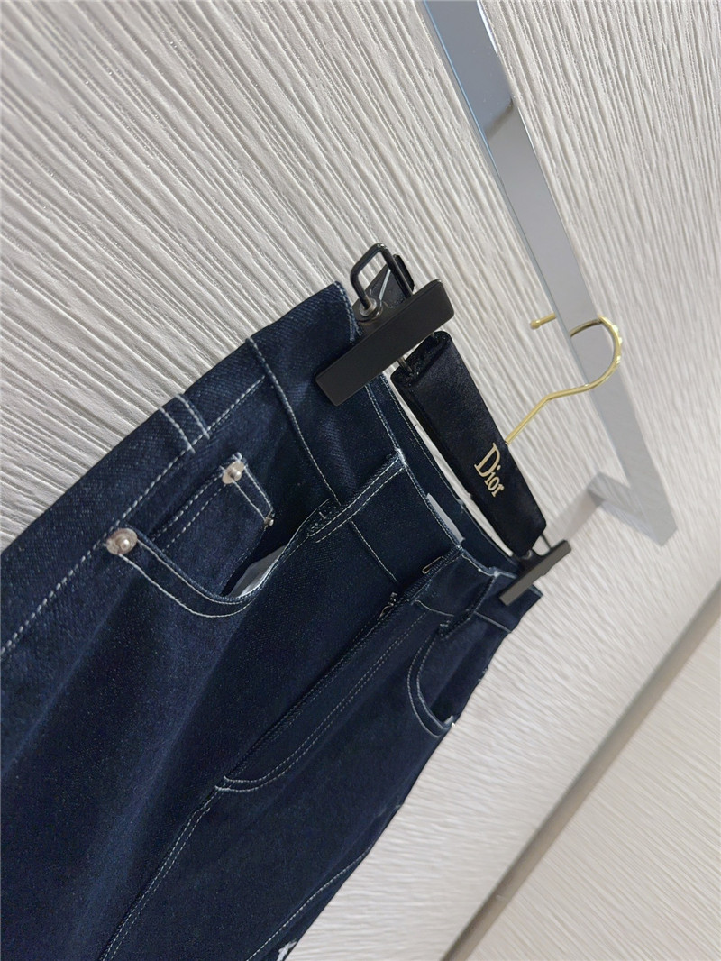 D10r denim slit skirt replica d&g clothing