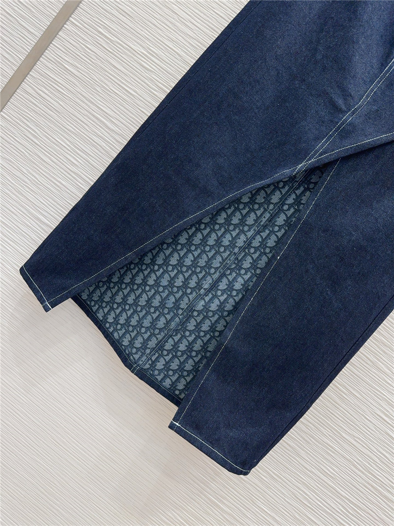 D10r denim slit skirt replica d&g clothing