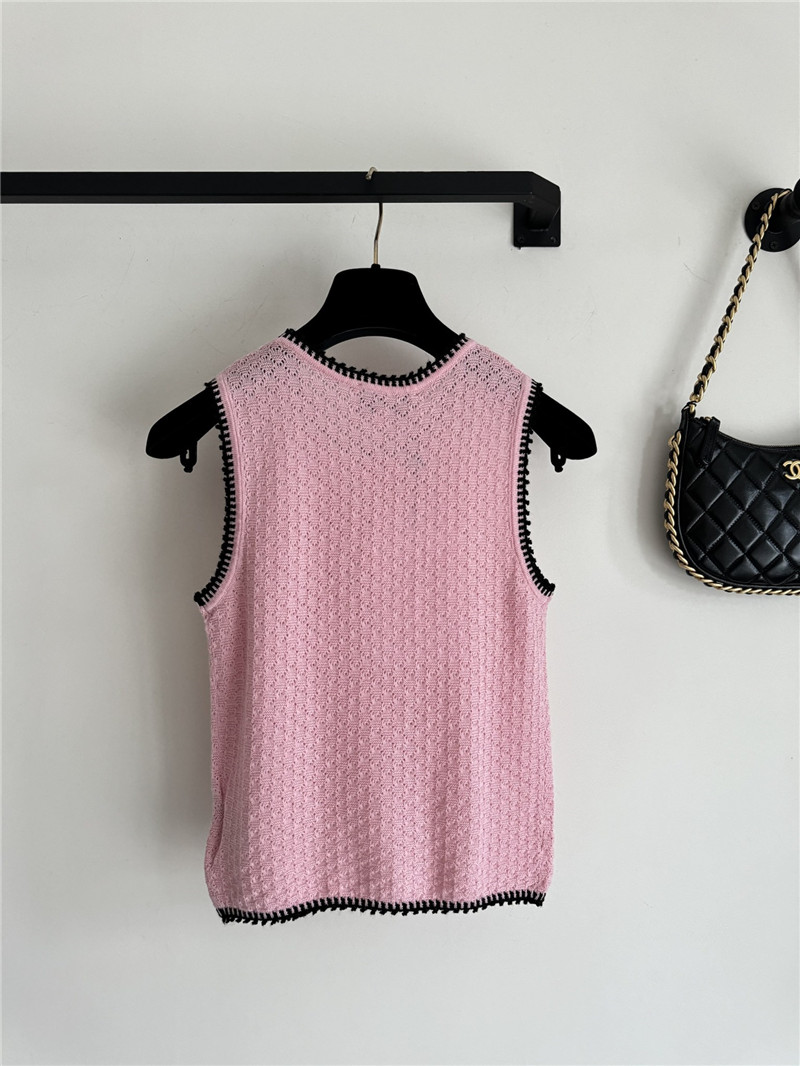 Ch**el crochet vest cheap replica designer clothes