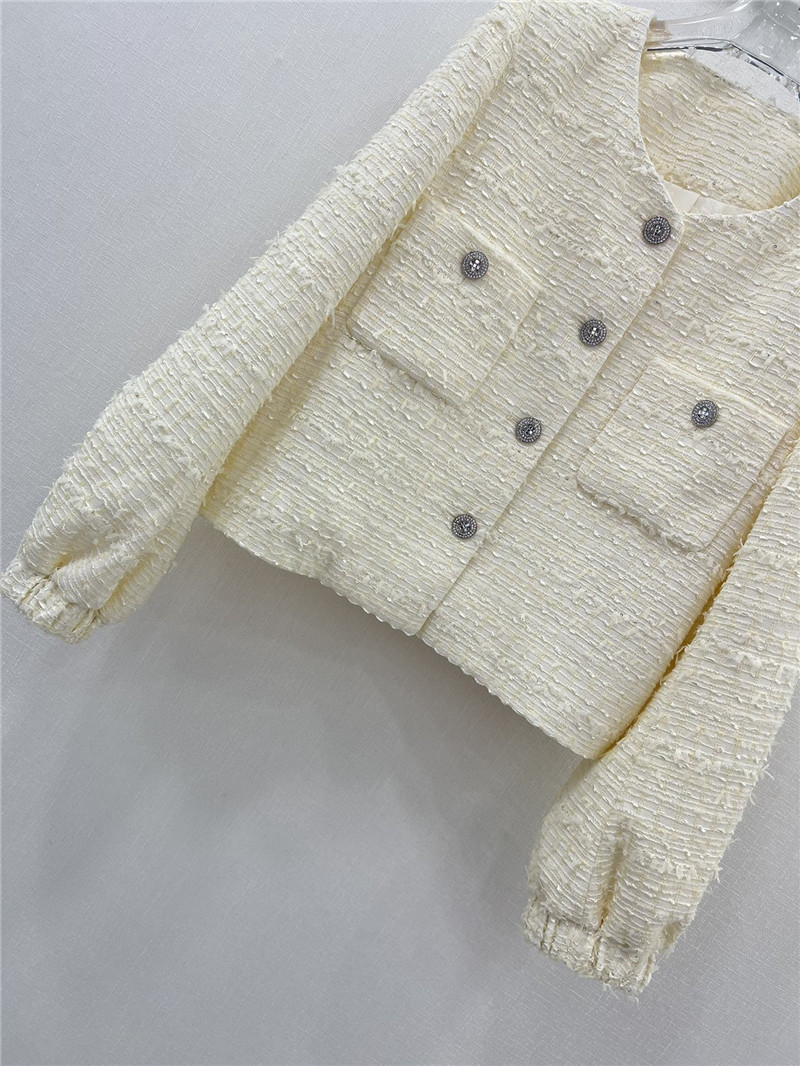 Ch**el new puff sleeve jacket cheap replica designer clothes
