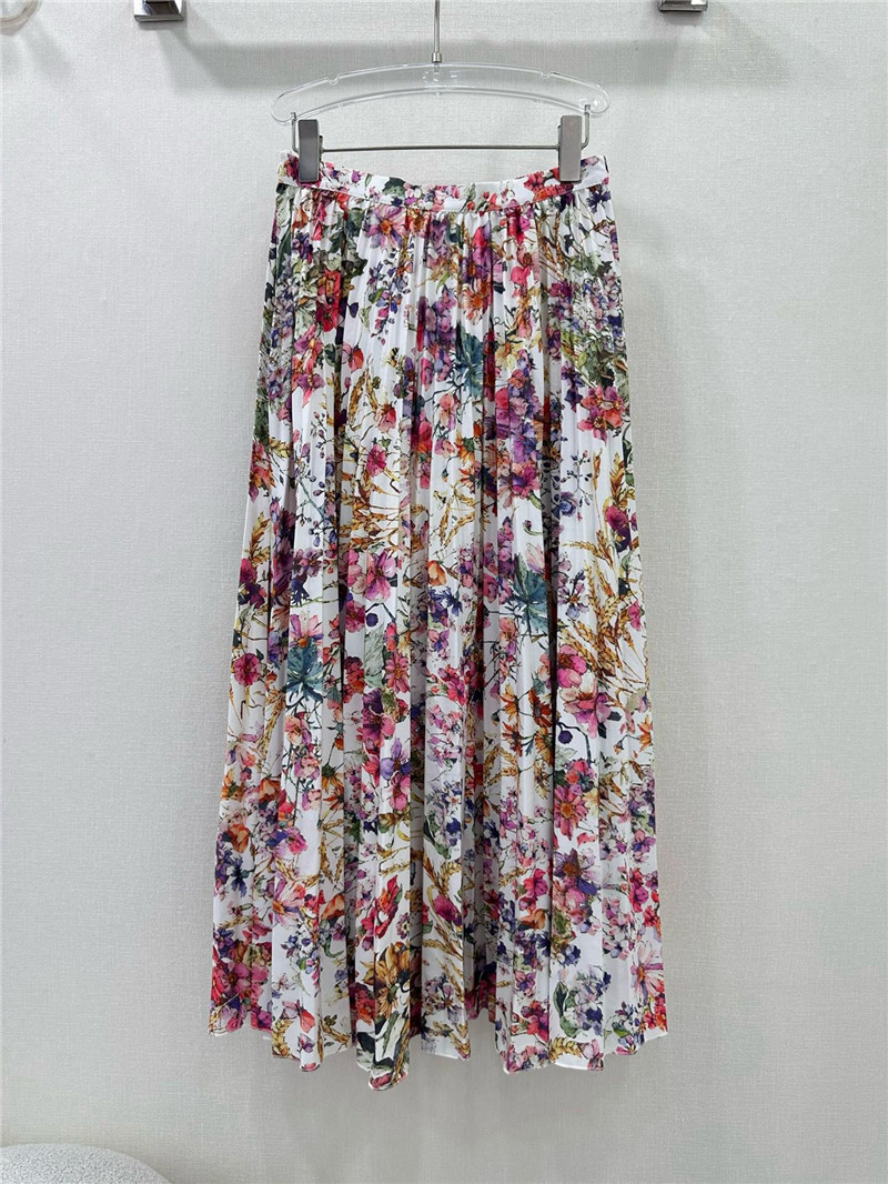 D10r pleated long skirt replica d&g clothing