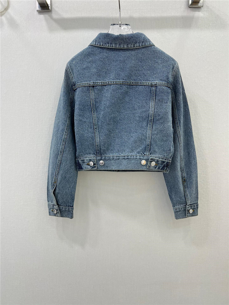 a1exa*der wang D1am0nd denim jacket replica clothing sites