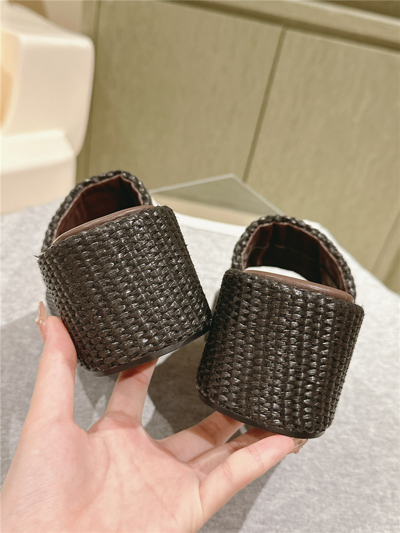 F**di sunshine platform slides women brown