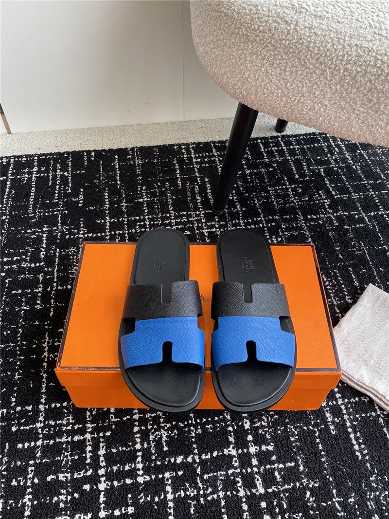 H**me5 izmir sandals black blue