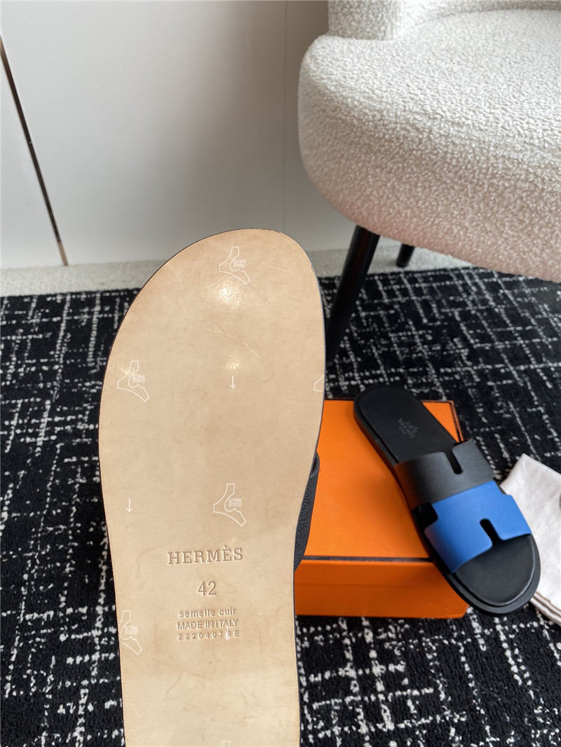 H**me5 izmir sandals black blue
