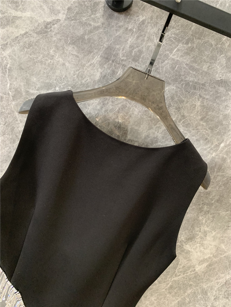 M1um1u irregular design slim vest replica clothing