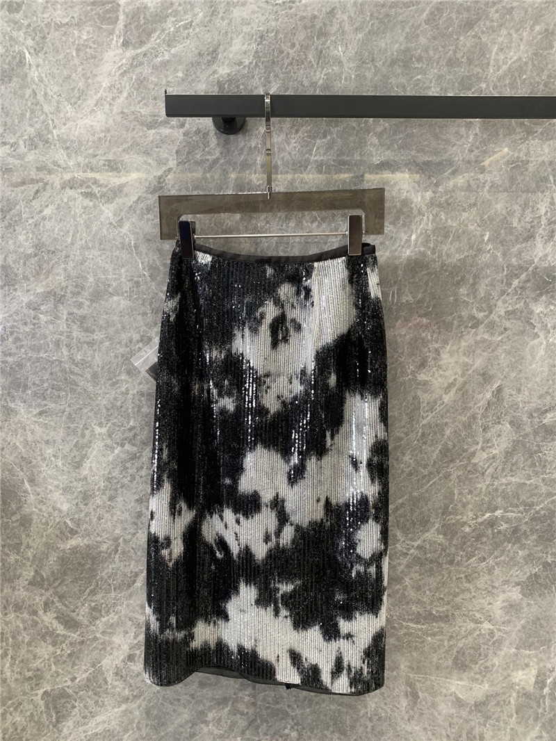 Y51 sequin embroidered hip skirt replica d&g clothing
