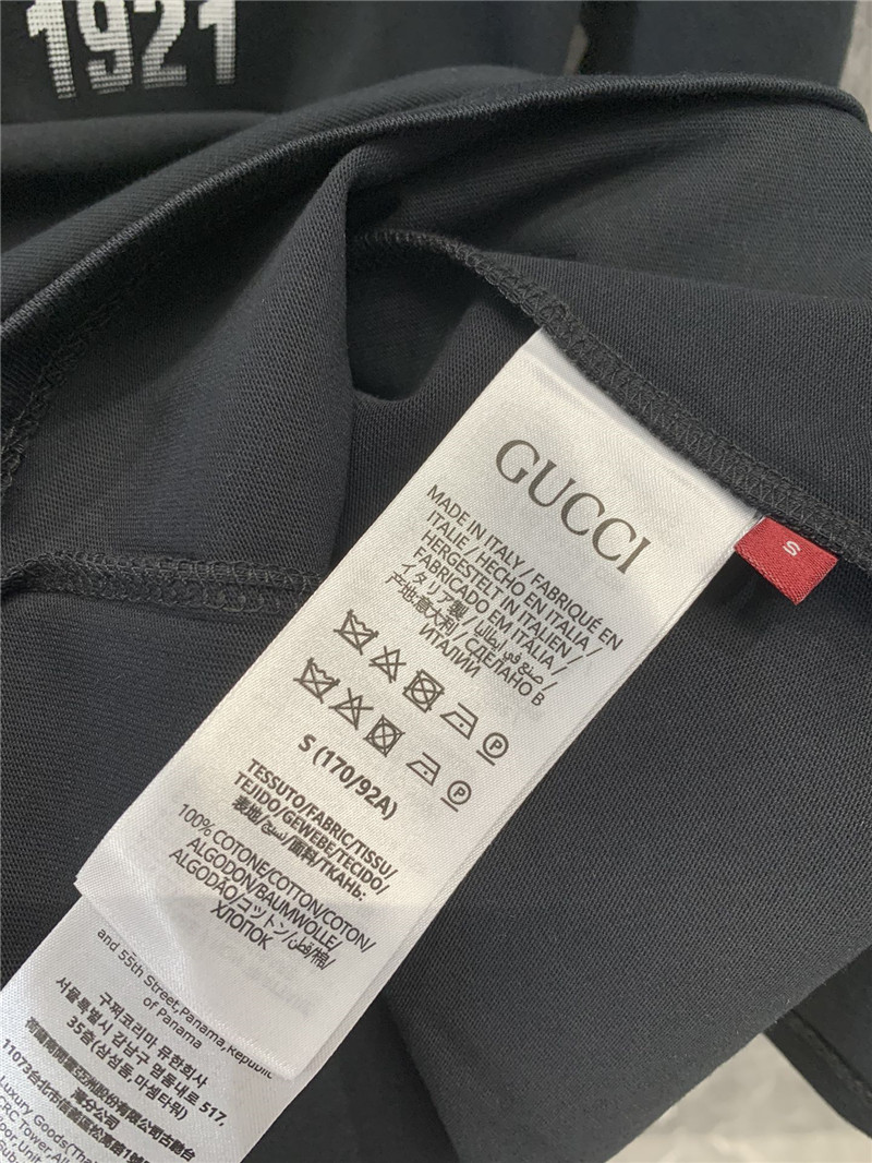 Gvc*1 double g print round neck short sleeve t-shirt replica clothes