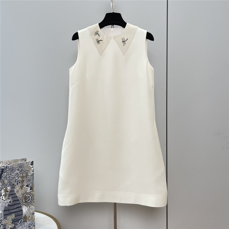 D10r velvet collar vest dress replicas clothes