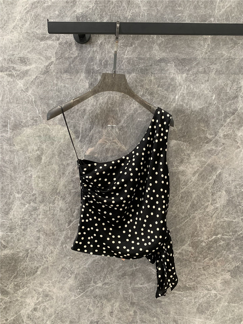 M1um1u off-shoulder strappy vest top replica clothing sites