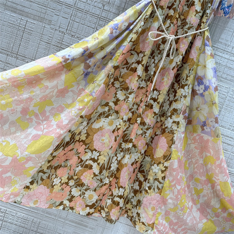 zimm palace style puff sleeve dress replica d&g clothing
