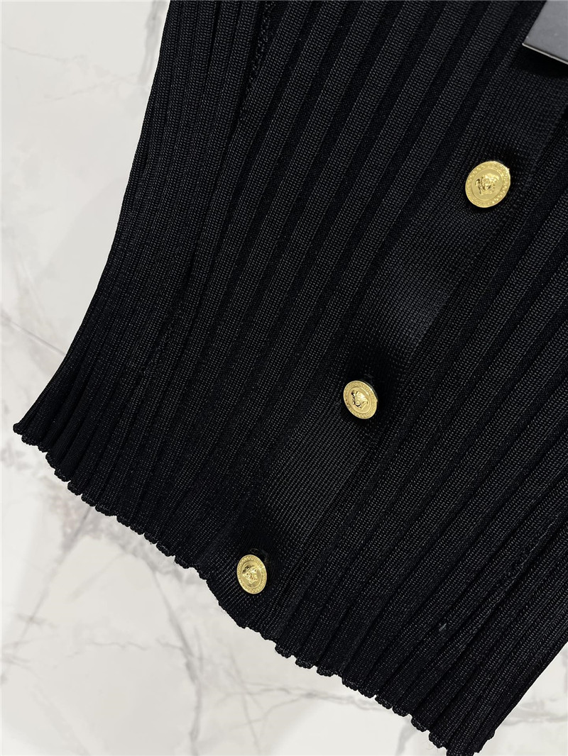 Versace new lapel short sleeve replica designer clothes