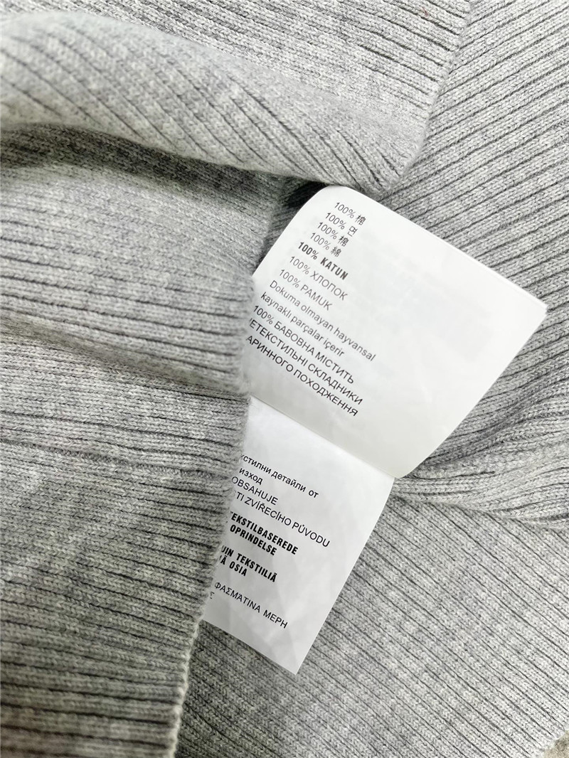 M1um1u letter jacquard design ribbed vest replica d&g clothing