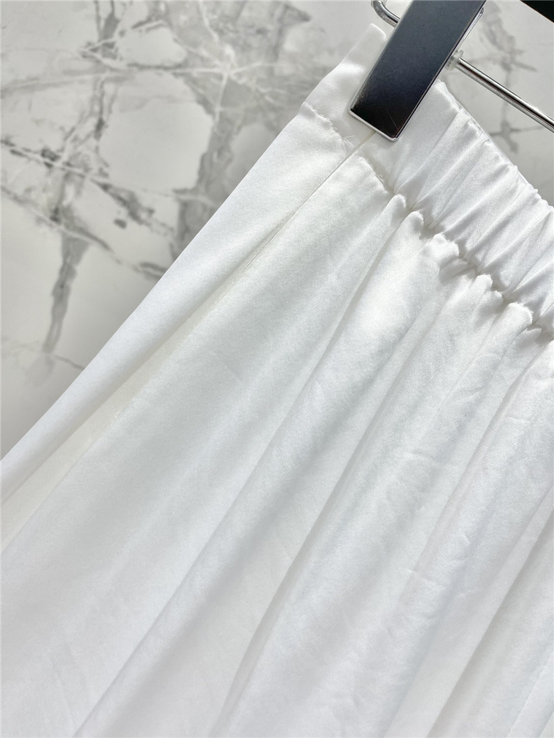 Y51 high waist stitching lace embroidery slit skirt replicas clothes