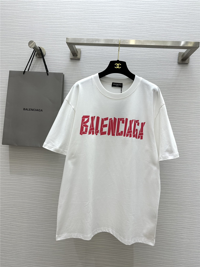 Ba1en*iaga printed short-sleeved t-shirt replica clothes