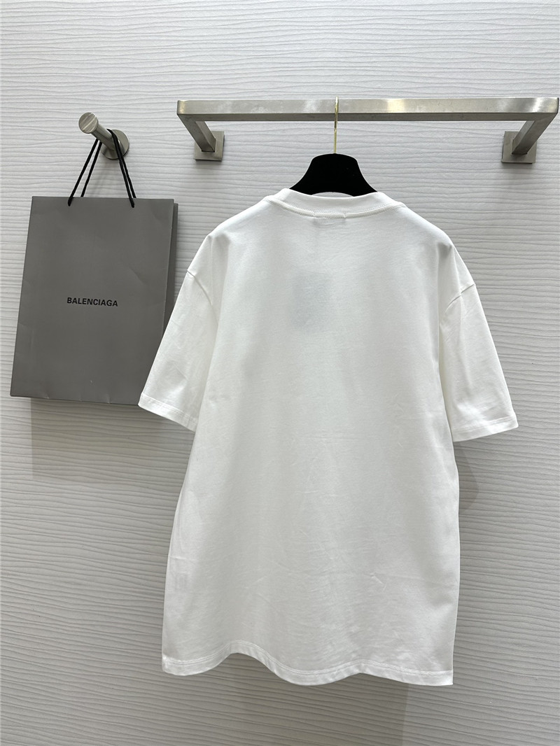 Ba1en*iaga printed short-sleeved t-shirt replica clothes