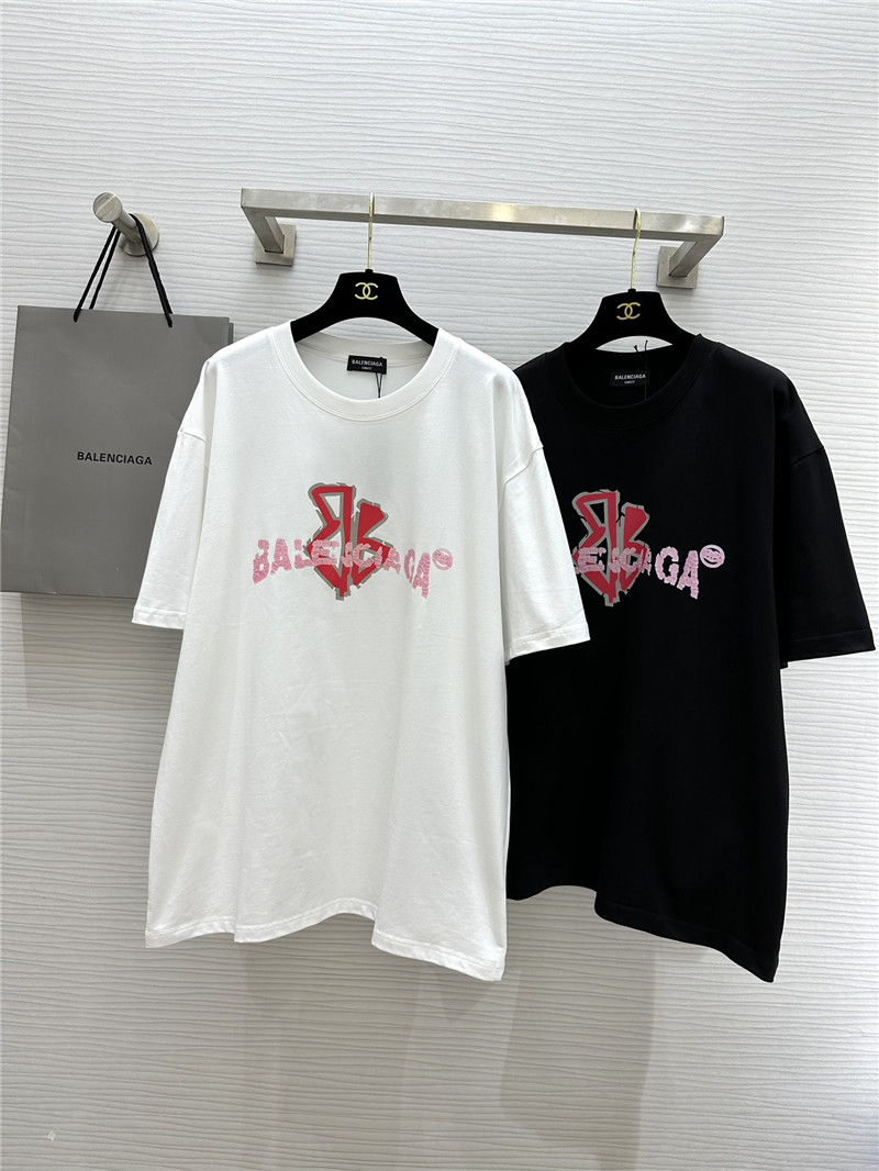 Ba1en*iaga printed short-sleeved t-shirt replica clothes