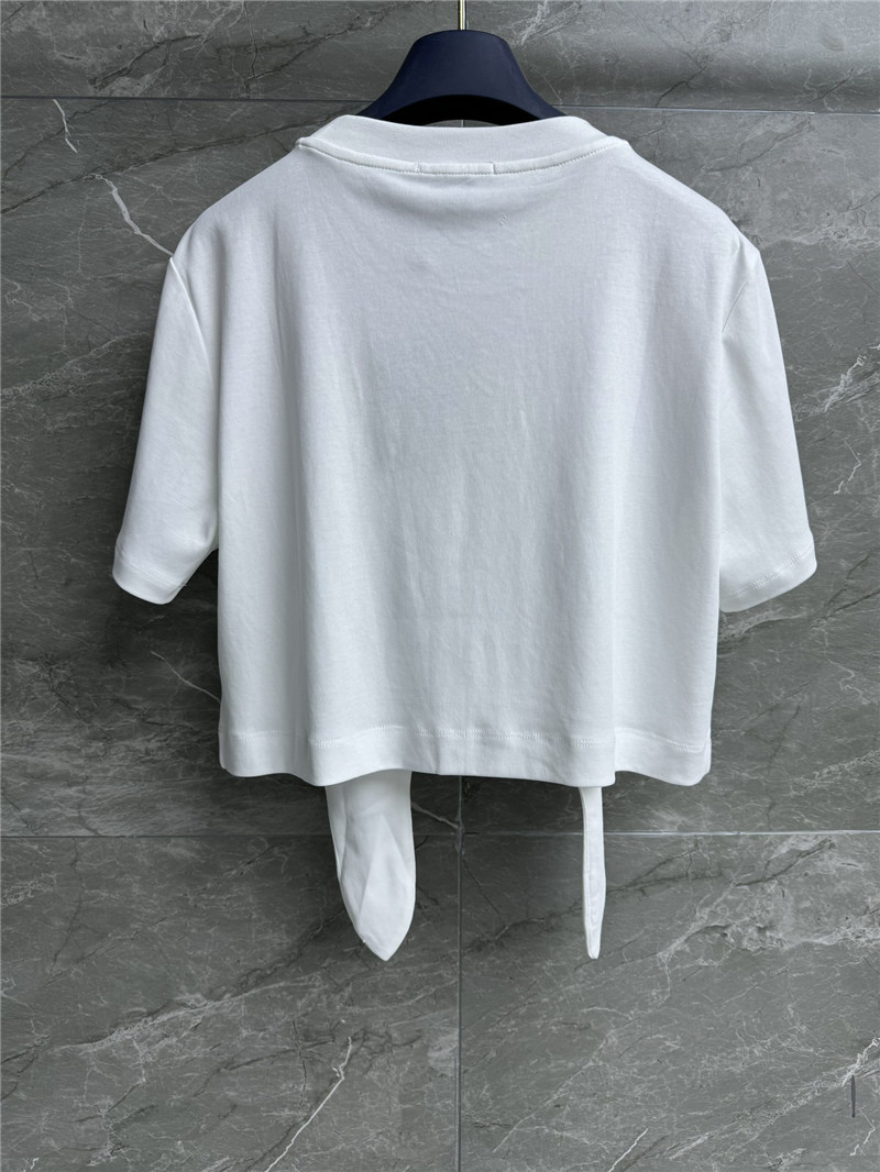 l0vis Vvtt0n floral lace embroidery t-shirt