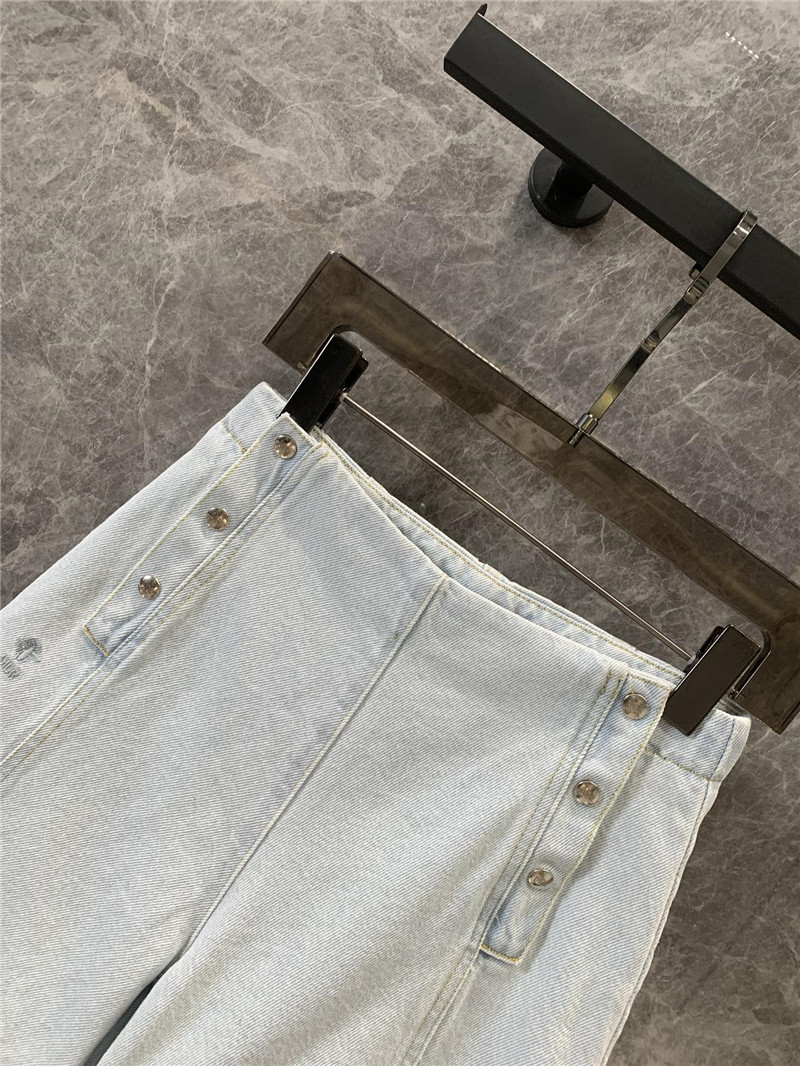 D10r double breasted denim shorts replica d&g clothing
