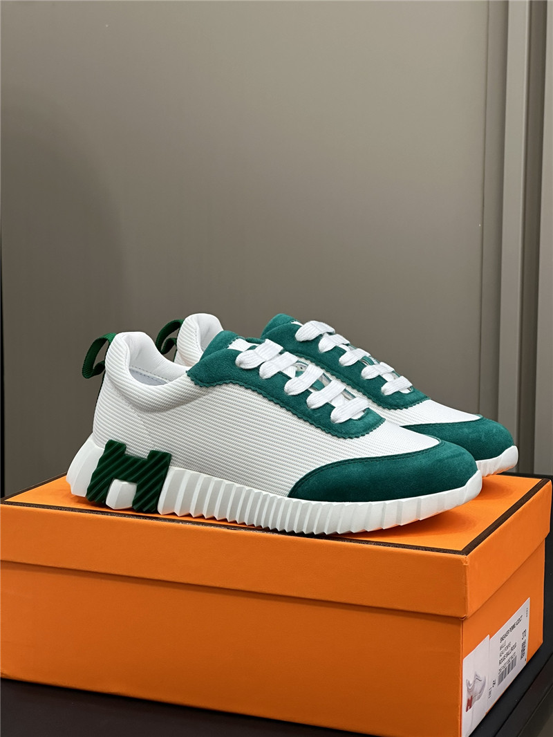 H**me5 green bouncing sneakers