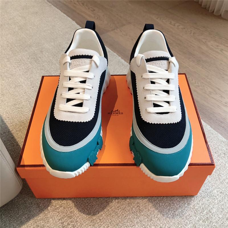 H**me5 tan leather bouncing sneakers sale