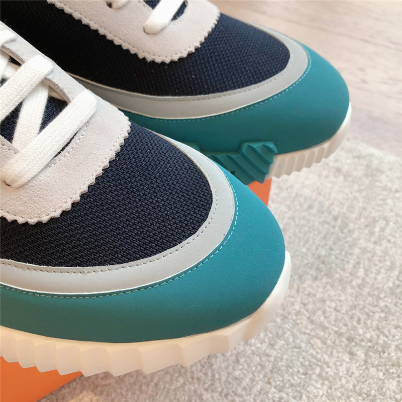 H**me5 tan leather bouncing sneakers sale