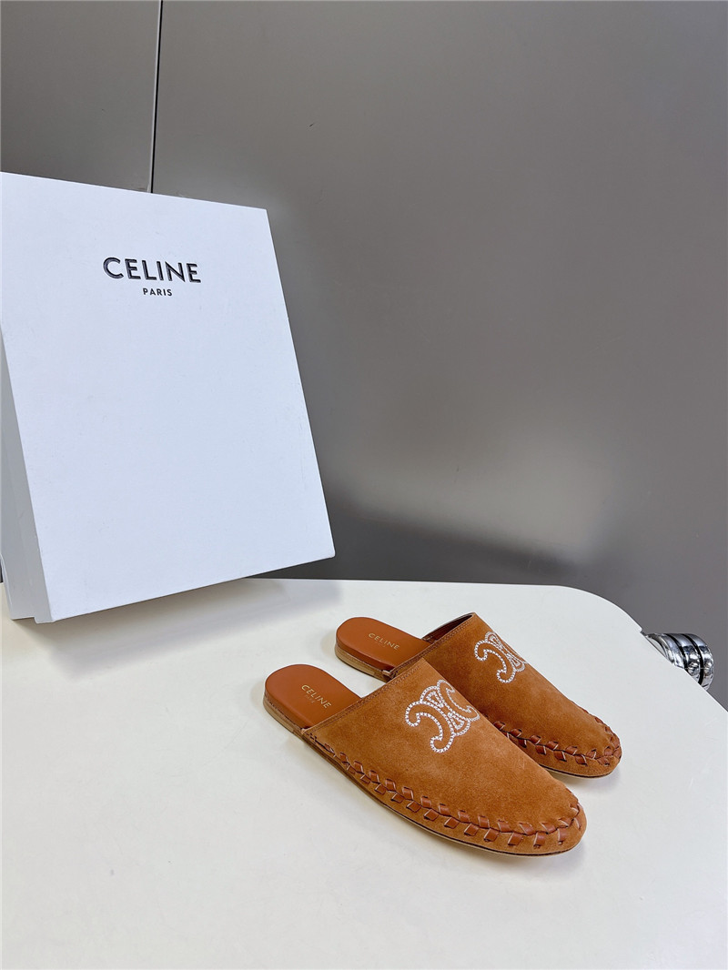 Ce1i*e marlou triomphe mule in brown suede