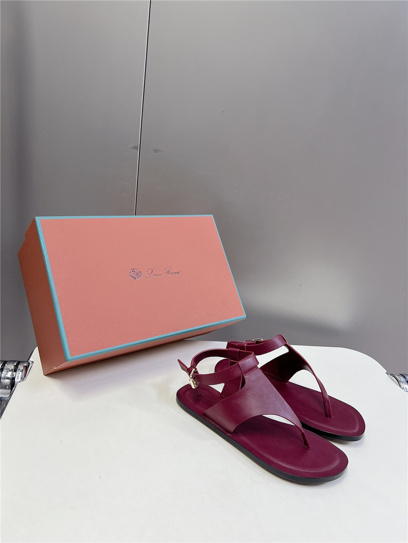 L0r0 P1ana trani open-toe sandals