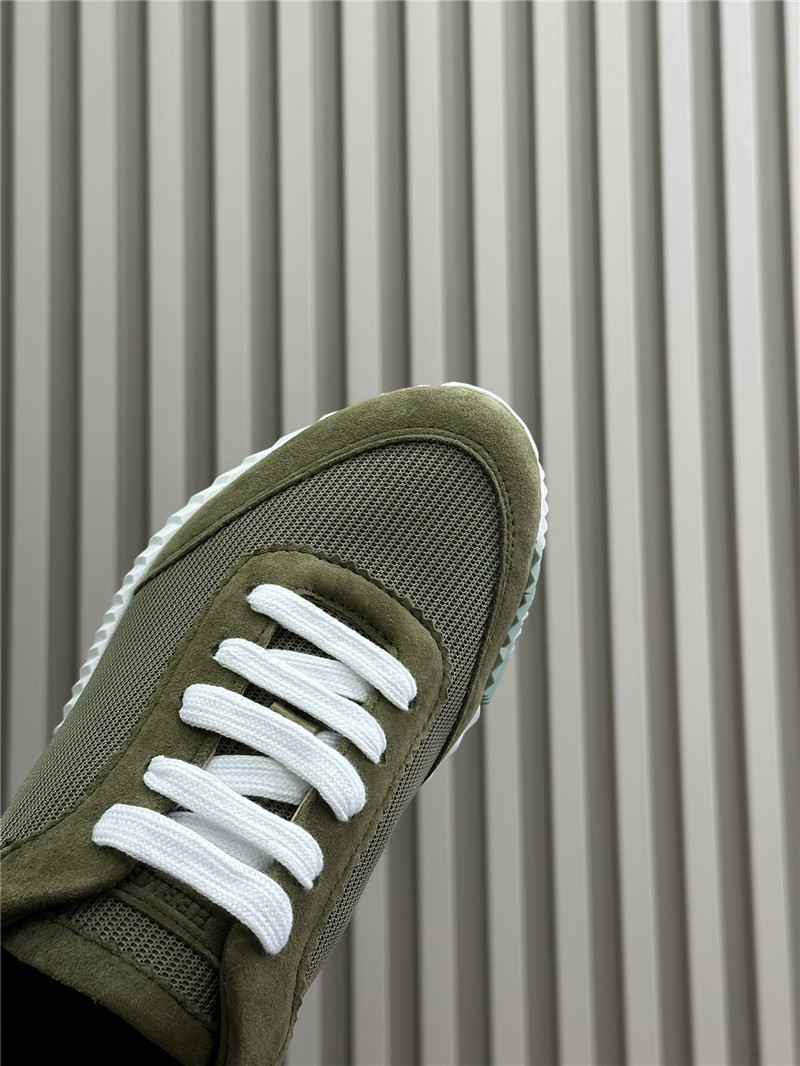 H**me5 army green bouncing sneakers for women