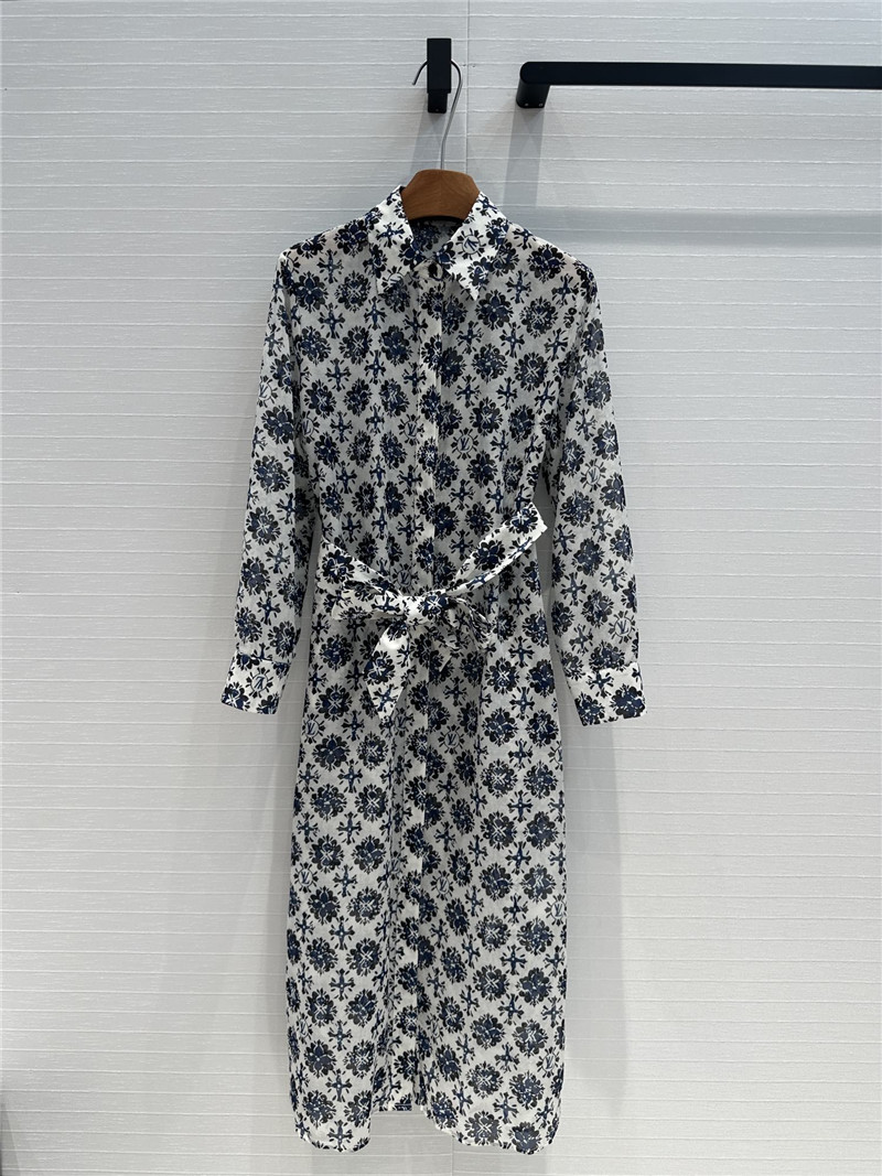 l0vis Vvtt0n lv printed shirt dress replica clothes