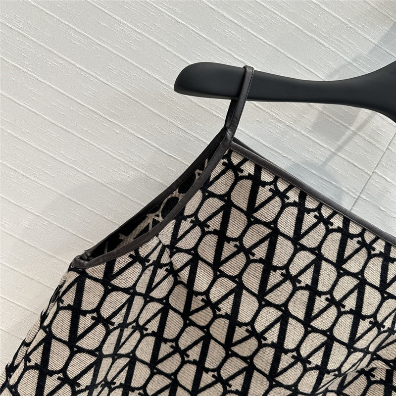 Va1e*ntin0 leather trim suspender dress replica clothing sites